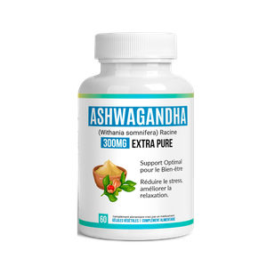 عبوة أشواغاندا Alphavital، مستخلص الجذر 300 ملغ