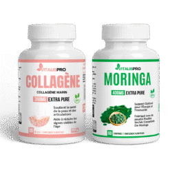 Beauté & Articulations – Collagène Marin, Vitamine C & Moringa (Anti-Âge)