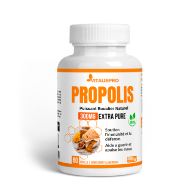 Programme Triple Lutte H. Pylori – Propolis, Probiotiques & Moringa pour la Santé de l'Estomac 2 propolis nb