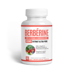 Berbérine 500 mg – Anti-Résistance à l'Insuline, Coupe-Faim & Équilibre Glycémique