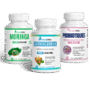 Programme Confort Triple Action - Ashwagandha, Probiotiques & Moringa pour l'Apaisement du Côlon Irritable (Maroc) - compl...