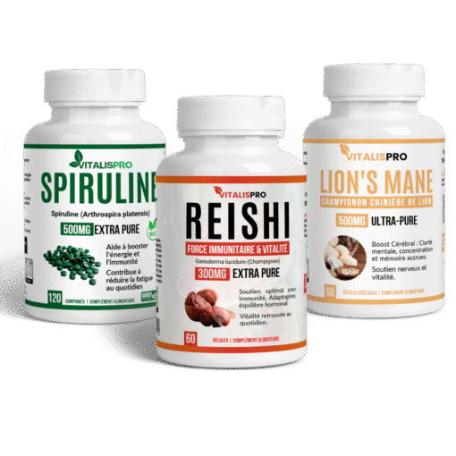 Programme “Triple Or” – Reishi, Crinière de Lion & Spiruline pour le Corps et l’Esprit