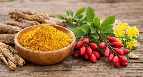 Berbérine : bienfaits, dosage et guide complet ultime – gélules 500 mg au maroc 1 Berbérine – plante extrait de Berberis vulgaris pour gélules 500 mg