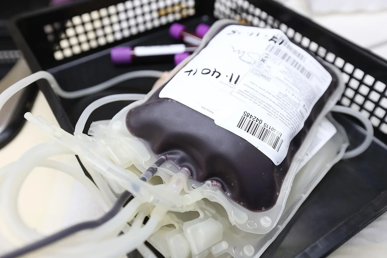 Don du sang symbolique – le fer, la B9 et la B12 contribuent à la formation des globules rouges