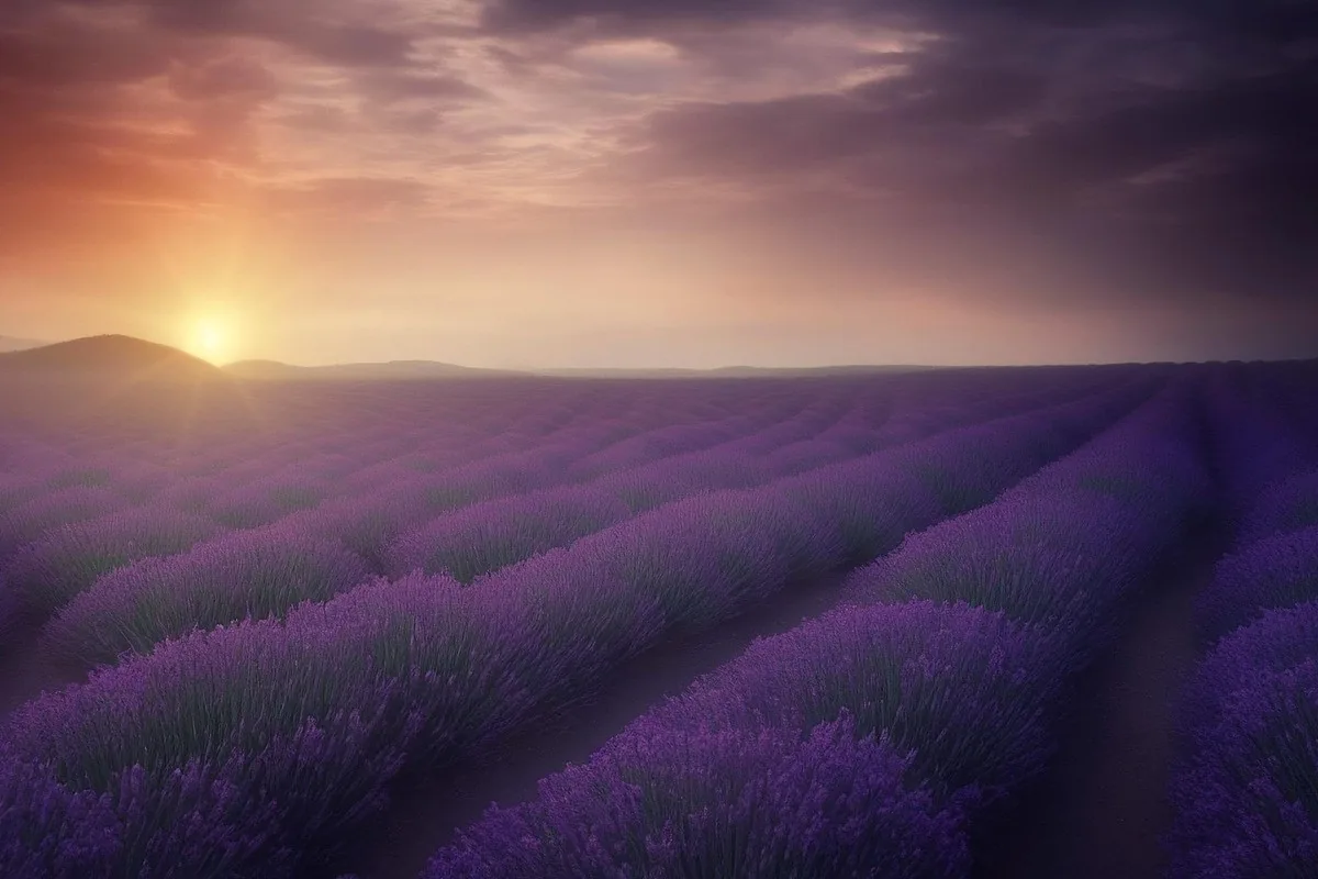 Fleurs de lavande violettes en pleine lumière, plante reconnue pour ses propriétés apaisantes sur le système nerveux