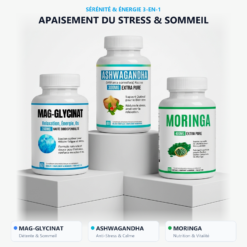 Pack anti-stress AlphaVital : moringa, ashwagandha et magnésium