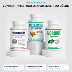 Pack côlon irritable AlphaVital : probiotiques, ashwagandha et moringa