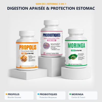 Programme Confort Gastrique – Propolis, Probiotiques & Moringa – Alphavital