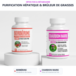 Pack Détox & Métabolisme — Berbérine 500 mg et Chardon-Marie