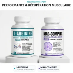 Pack Récupération Sport Alphavital : L-Arginine 500 mg et Mag-Complex 400 mg